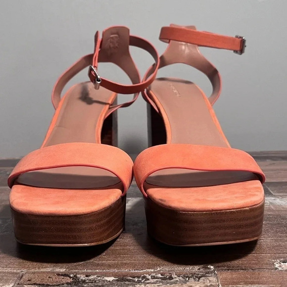 NWOT Nordstrom Anita Peach Platform Sandal Women Size 9 - Picture 2 of 6